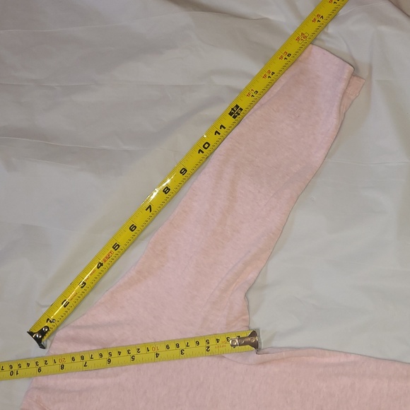 Talbots Petites: Pale Heathered Pink 3/4 Sleeve, Boat Neck, 100% Cotton Shirt MP - Picture 6 of 14